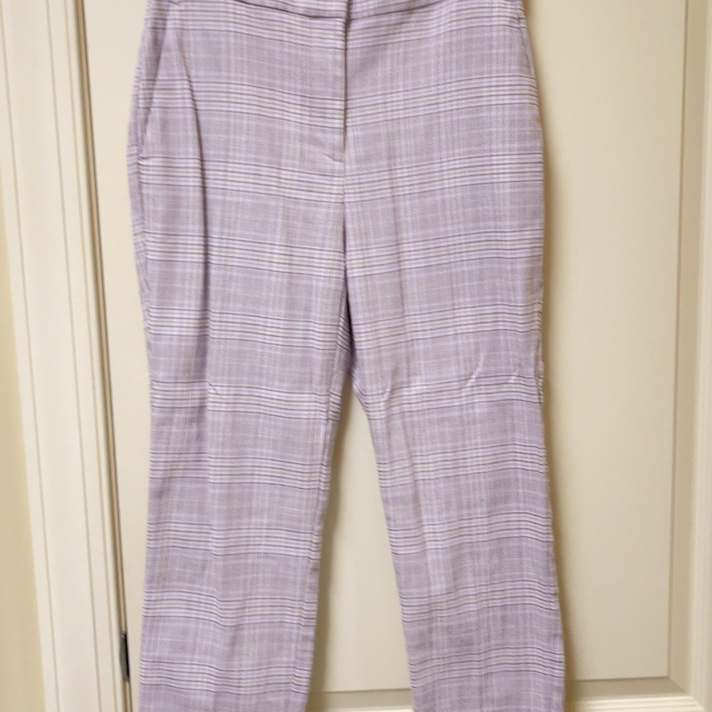 Plaid Lavender Trousers